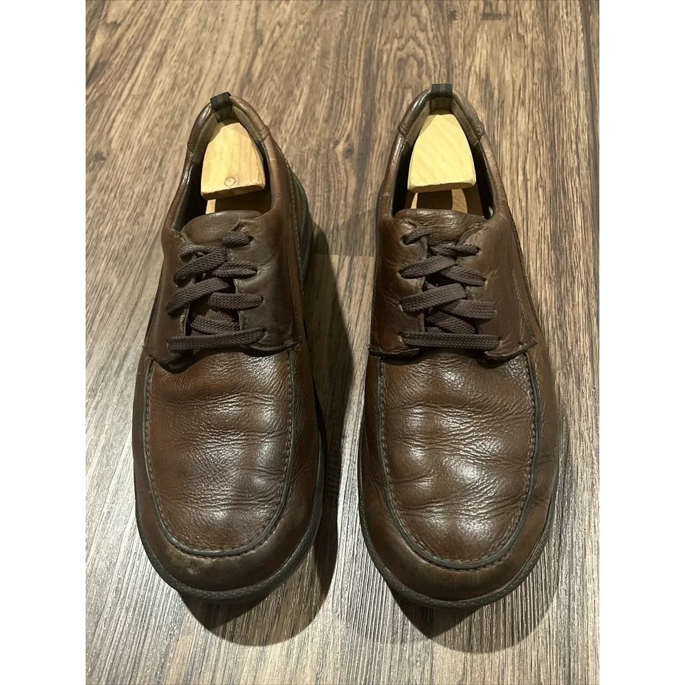 SAS Mens Lace Up Oxfords Shoes Orthopedic Comfort Brown  Size 10W